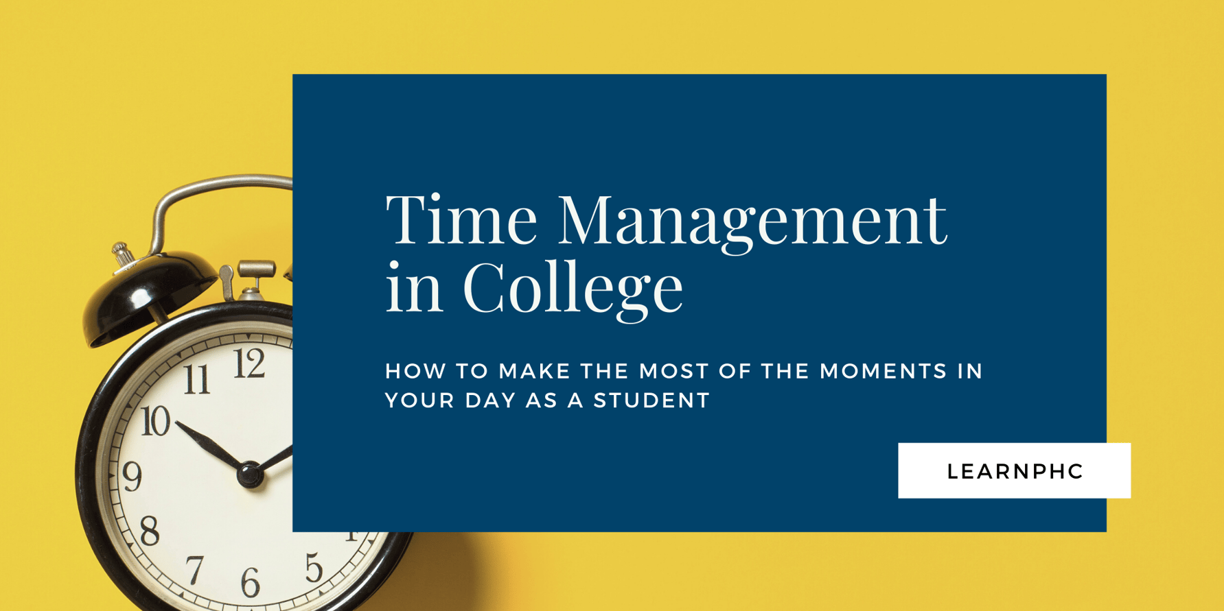 Time Management in College